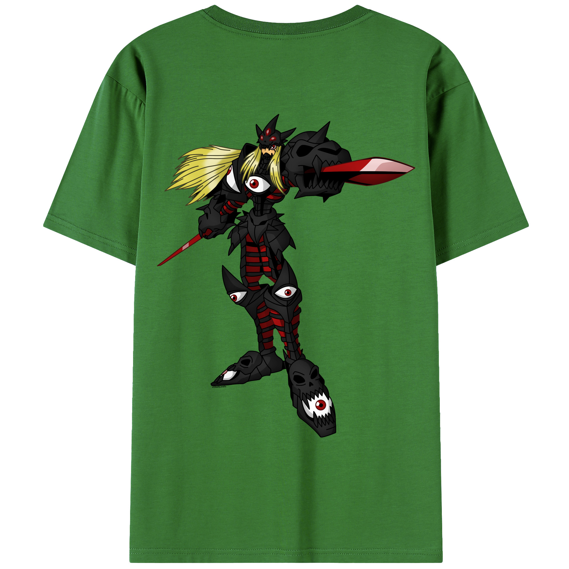 （画像用） Digimon デジタルモンスター/デジモン レディース半袖Tシャツ(バックプリント)